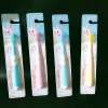 【 Zone 2-12 】619 Children's Toothbrush 30 yuan per box, 300 yuan per piece. 619 Children's toothbrush with rabbit pattern, cute kids' toothbrush, individual packaging, soft bristle toothbrush for primary School students, wholesale 1 yuan Specification image